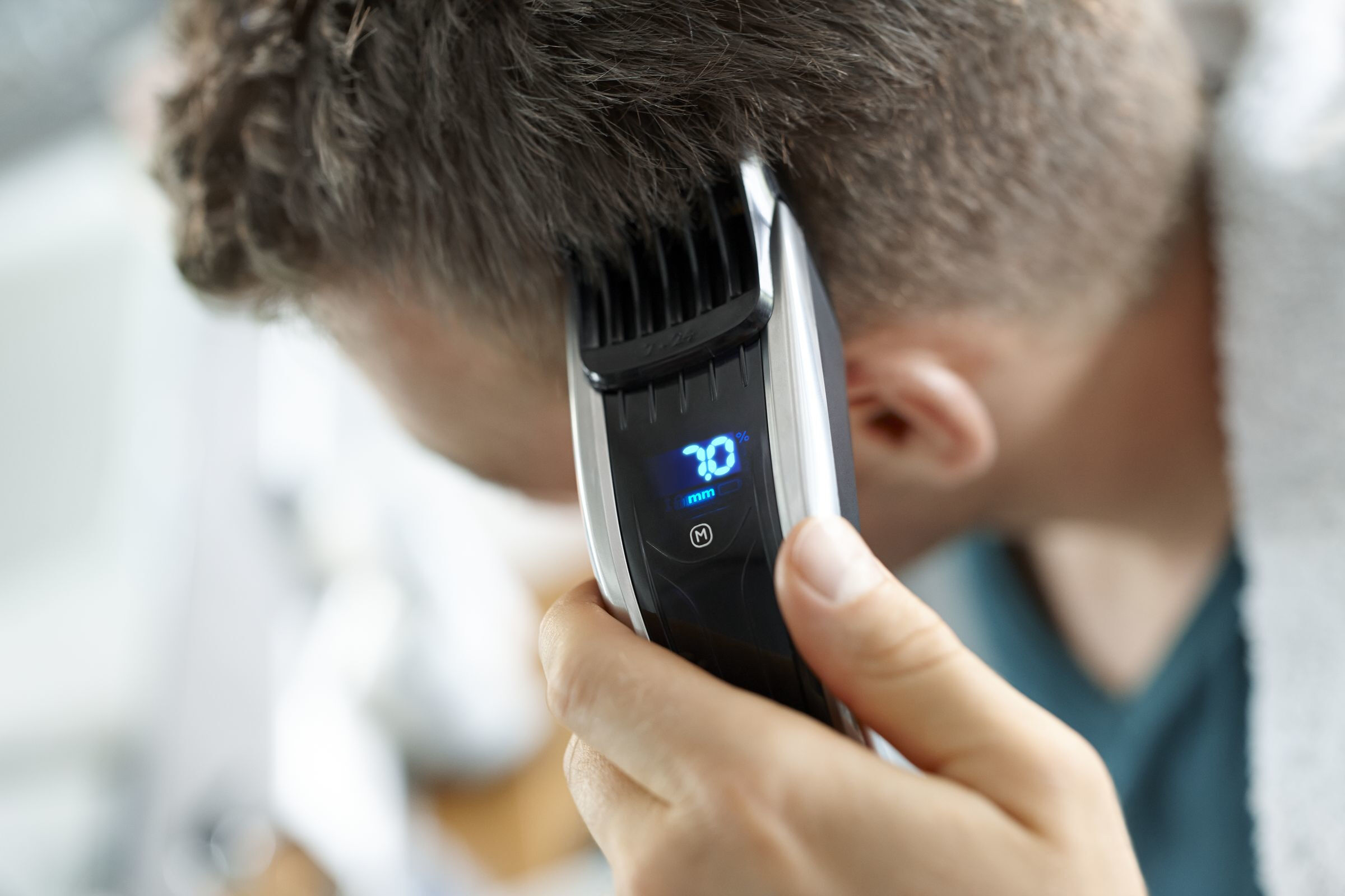 Hrklipper med finger touch