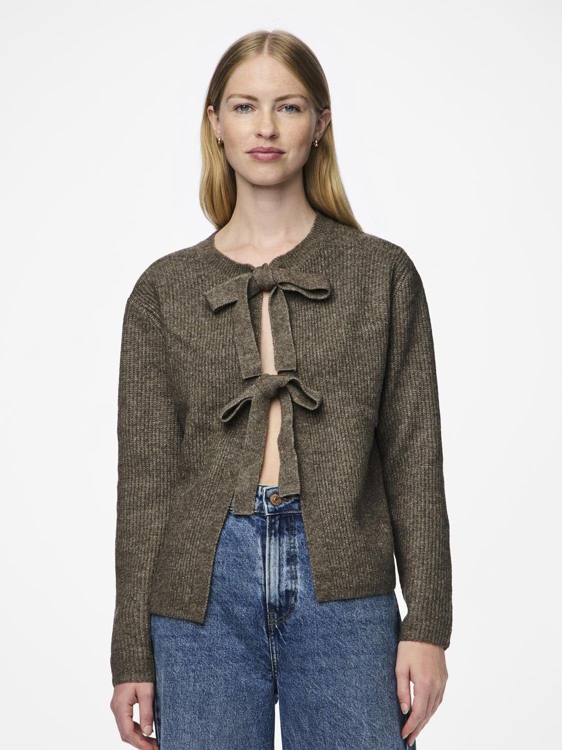 Pcsilly Ls Rev Tie Knit Noos Bc