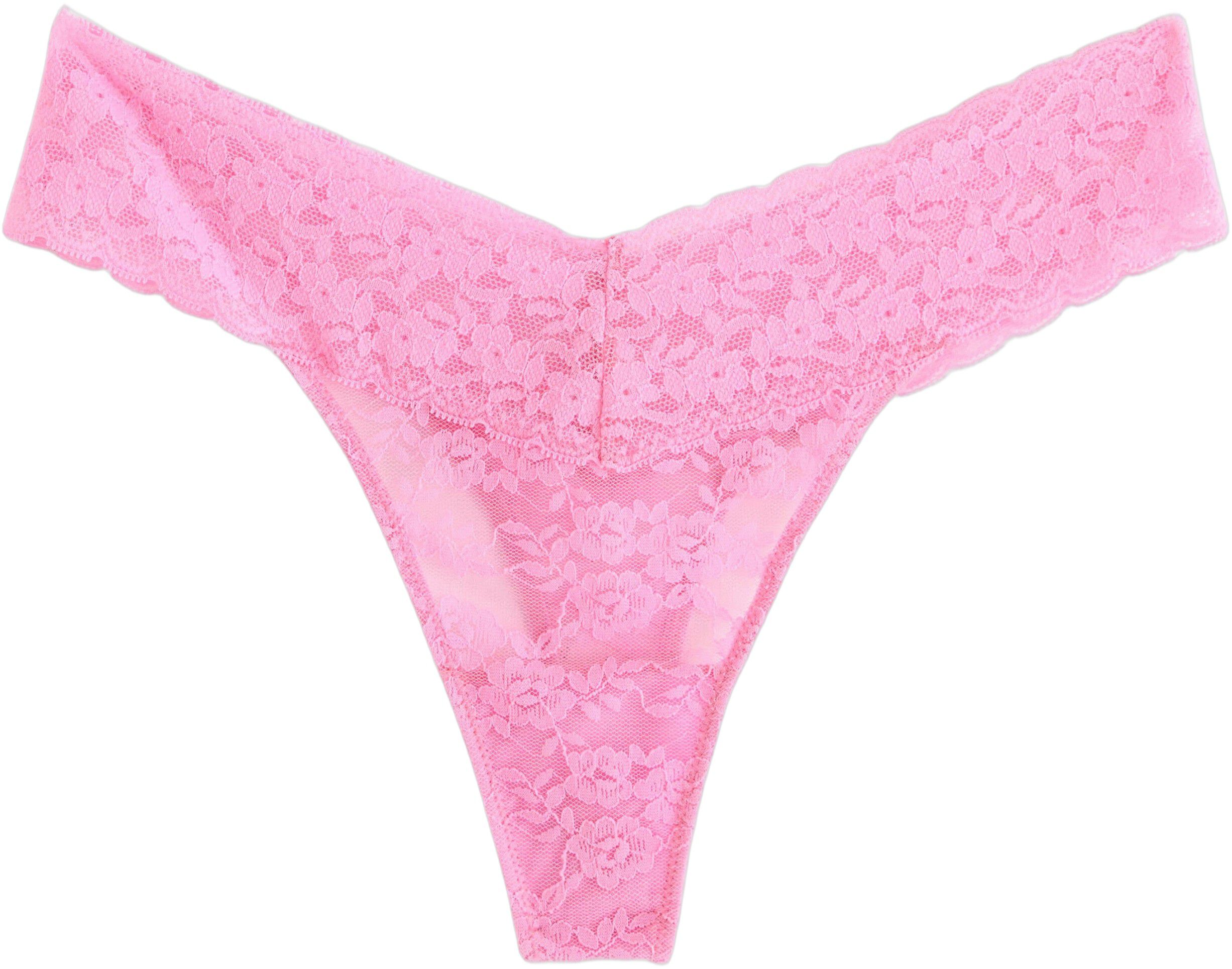 Stringtruse med blonder