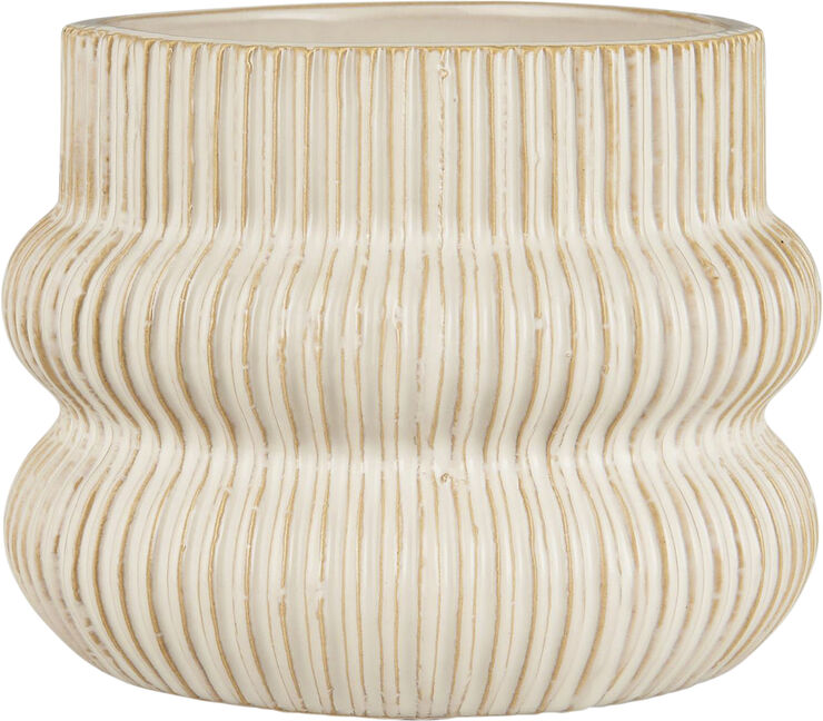 Skjuler m/riller Distressed white