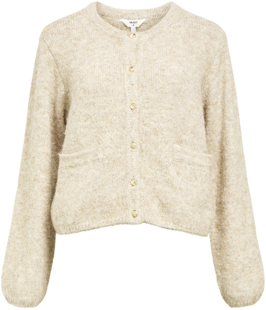 OBJSAGGIA RE L/S KNIT CARDIGAN NOOS