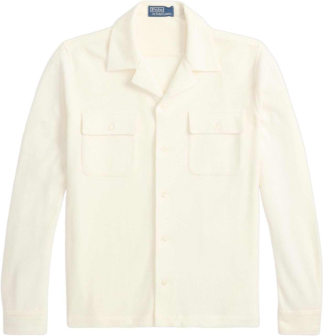 Standard Fit Honeycomb-Mesh Camp Shirt