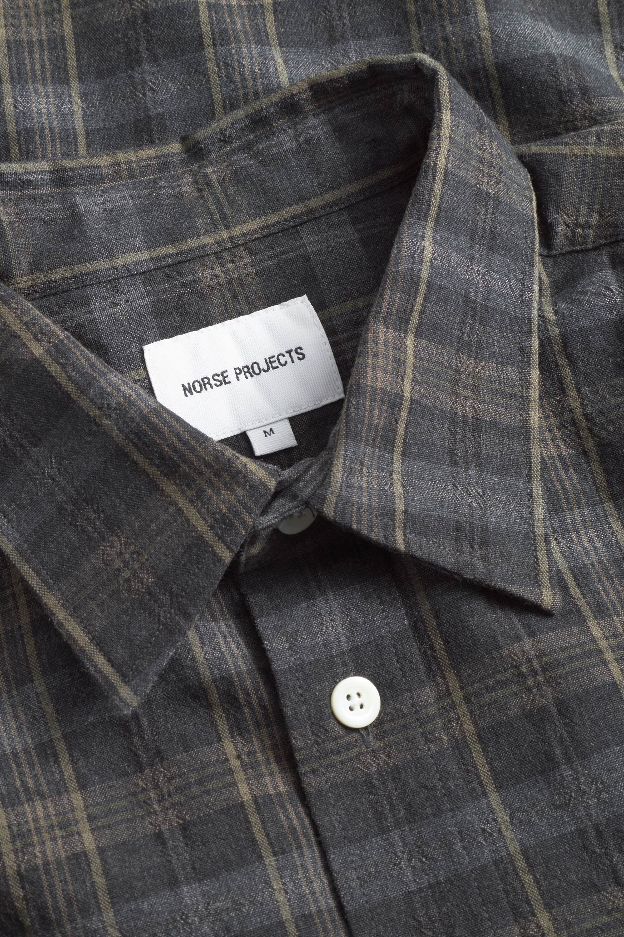 Ole Oversized Wool Check Shirt
