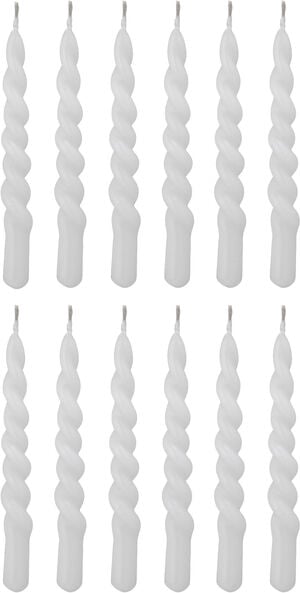 Twist Stearinlys, Hvid, Parafin
