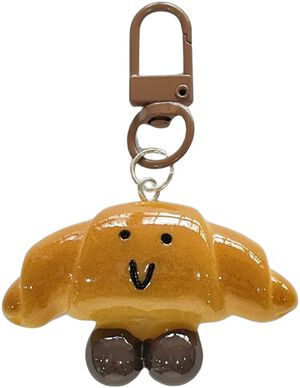 Keyhanger brun croissant