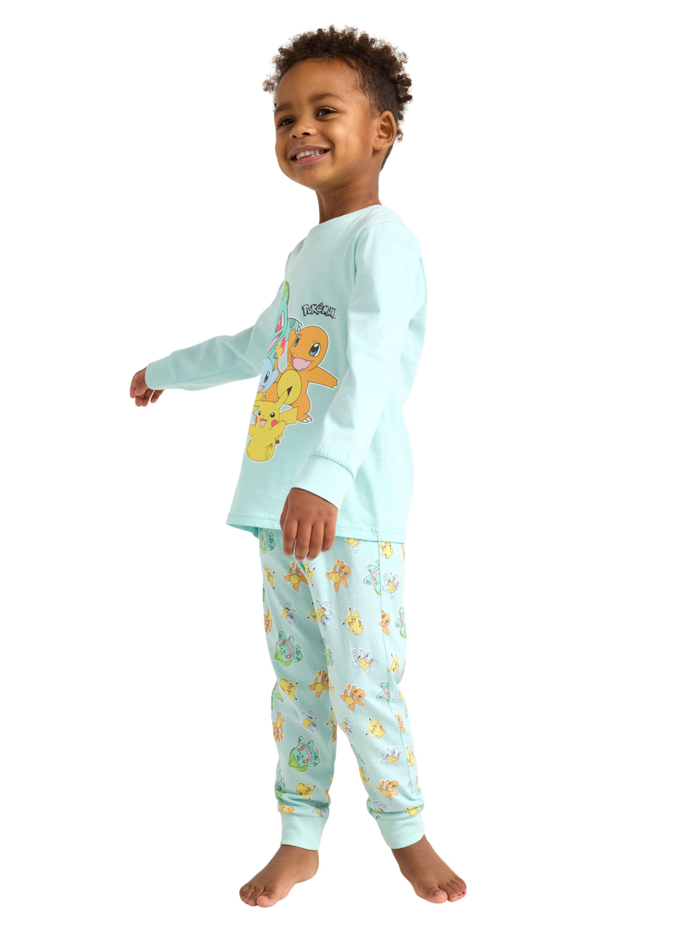 Pyjama set in soft cotton with a lo