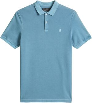 Polo, short sleeve, button placket,
