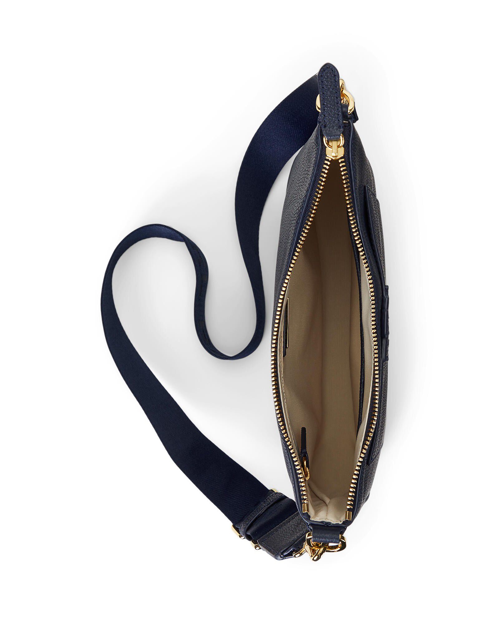 Pebbled Leather Large Cameryn Crossbody