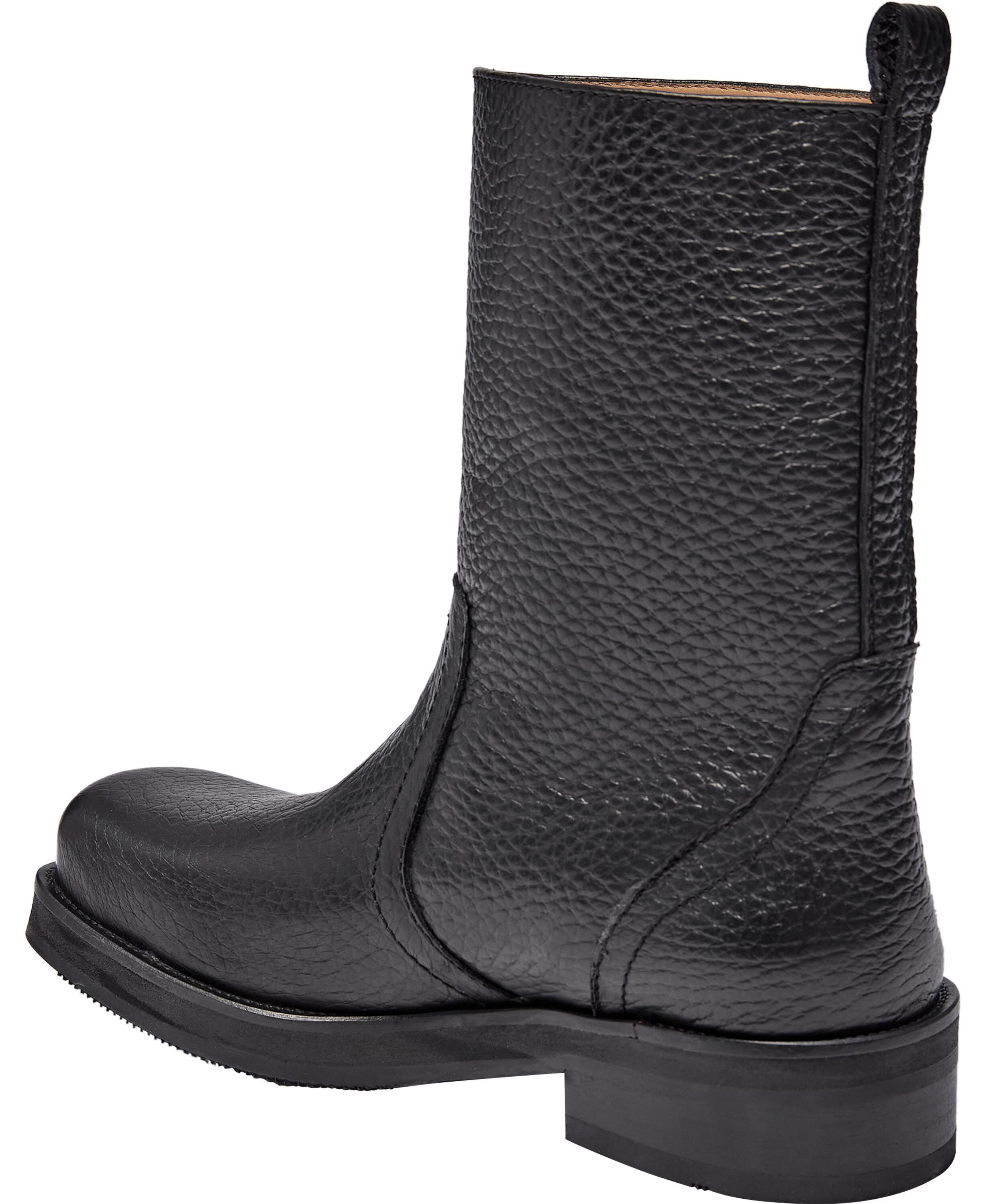 DELAWARE structure leather boots