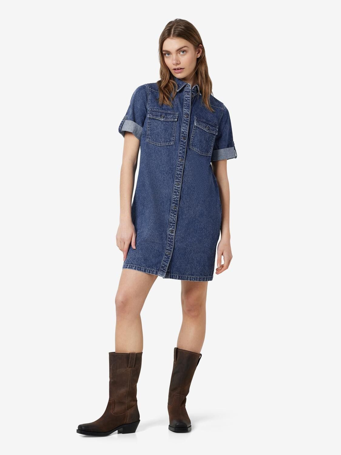 Nmnew Signe S/S Denim Dress Vi002Mb Noos