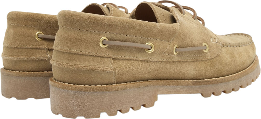 Ollie Boat Shoe - Earth Suede
