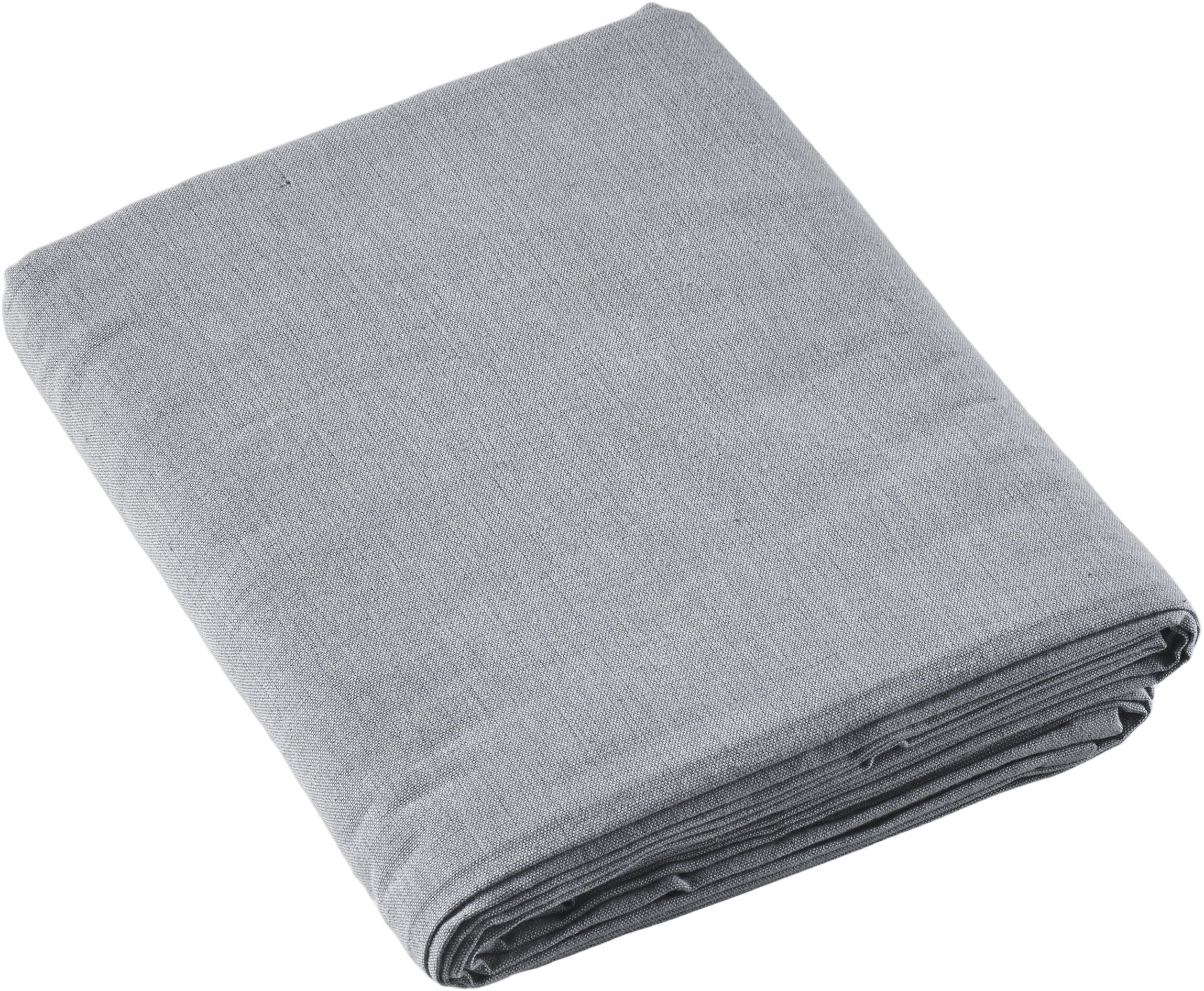 Duk 320 x 140 cm Lys gr&aring; 100% ny bomull