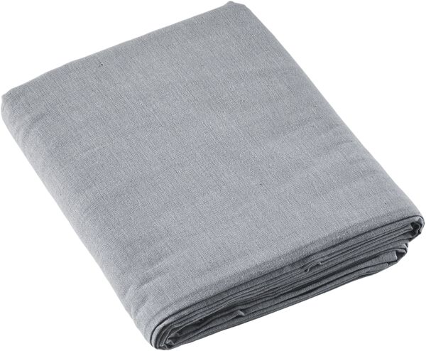 Duk 320 x 140 cm Lys grå 100% ny bomull