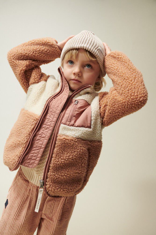 Nolan Pile Jacket Tuscany rose mult