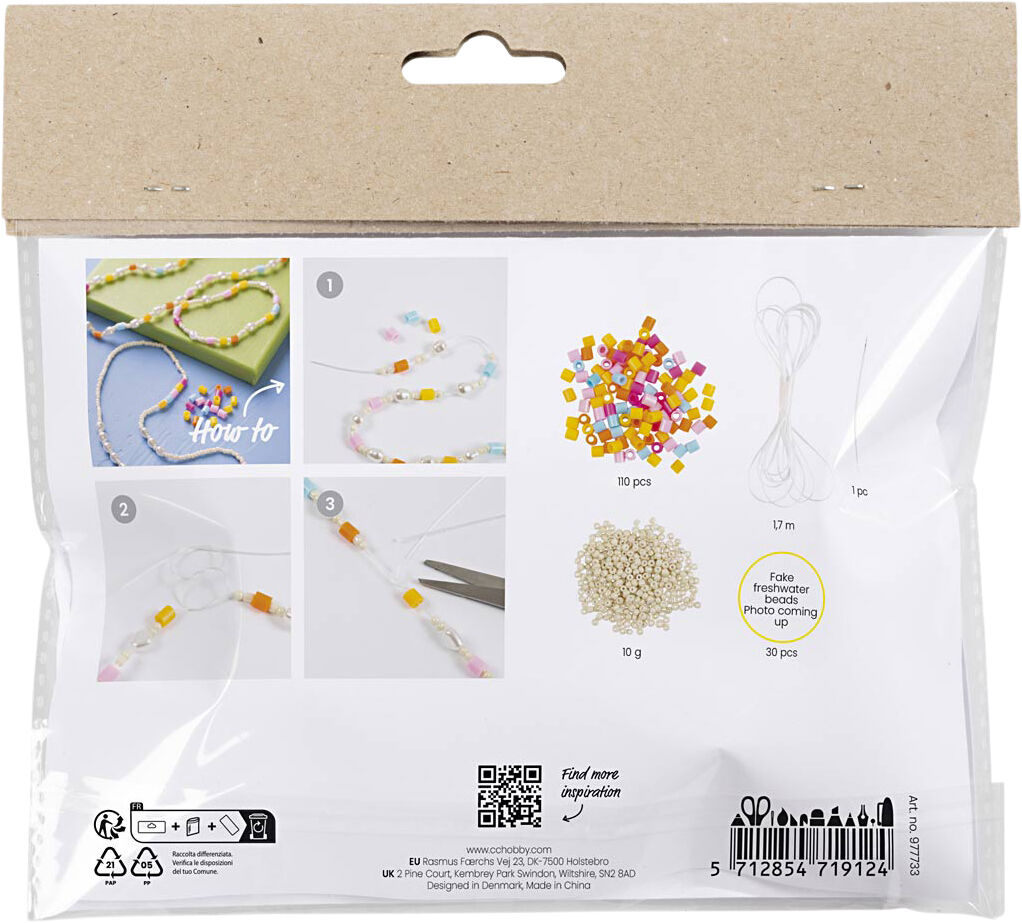 Mini DIY Kit Smykker, Halsk&aelig;de og armb&aring;nd