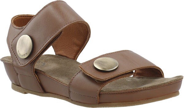 CASAVA Button Sandal Leather