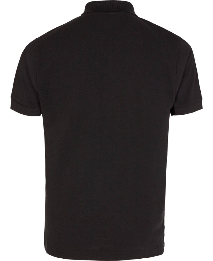 SHORT SLEEVED RIBBED COLLAR SHIRT