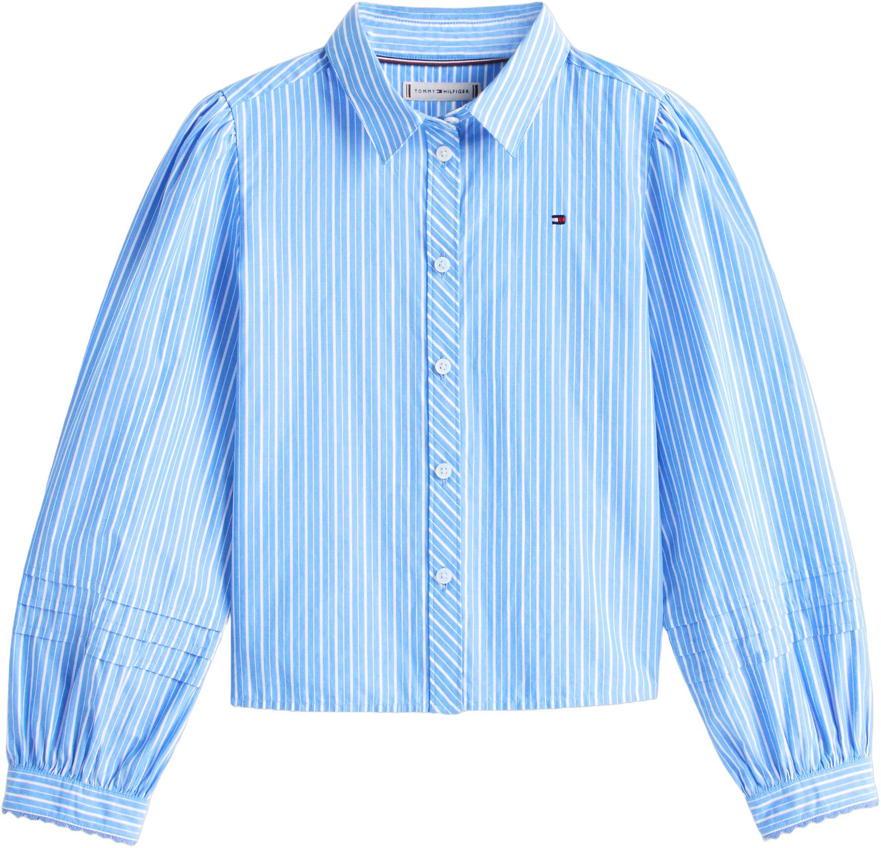 Essential Regular Fit Stripe Balloon Sleeve Shirt