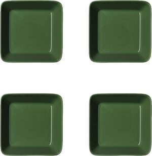 Teema fad 12x12cm j&aelig;gergr&oslash;n 4 stk.