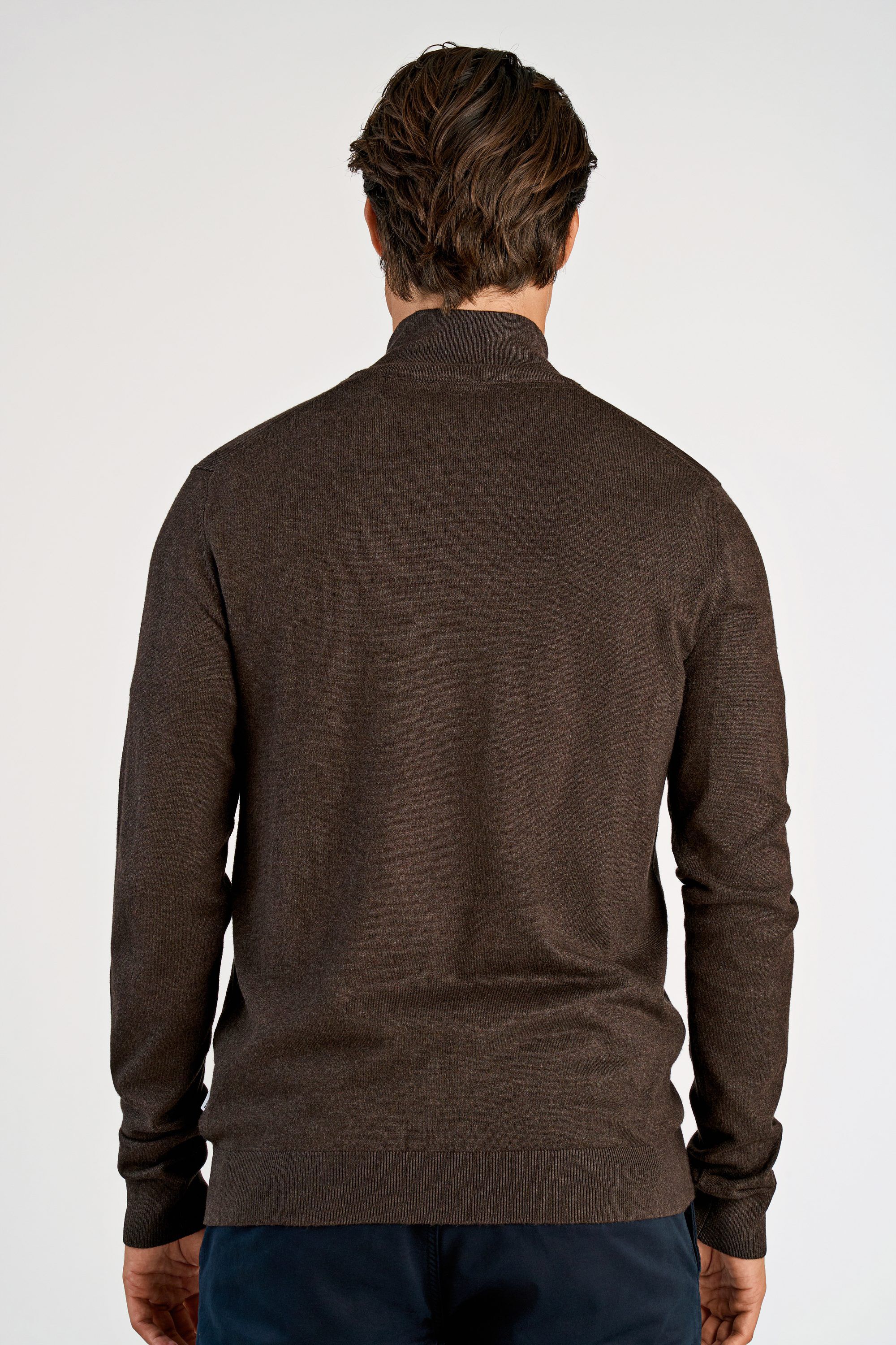 Ecovero half zip L/S knit