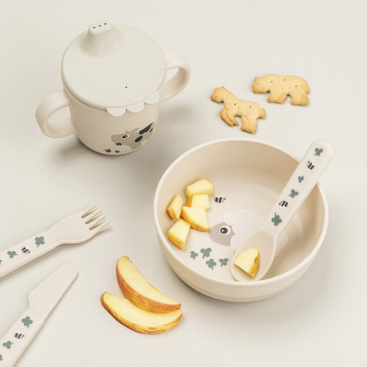 Foodie skål Tiny farm Sand