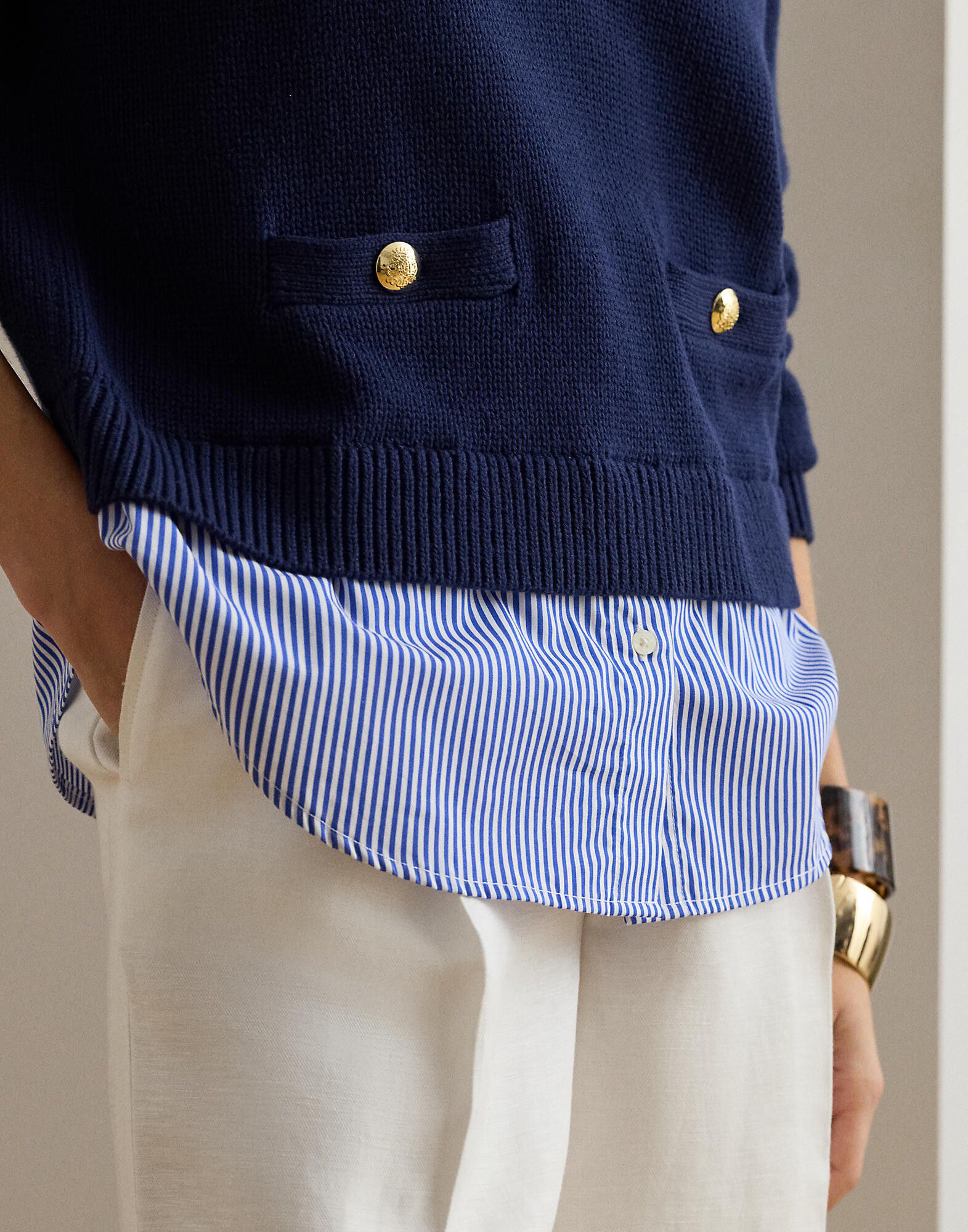 COMBED COTTON-SWEATER-PULLOVER