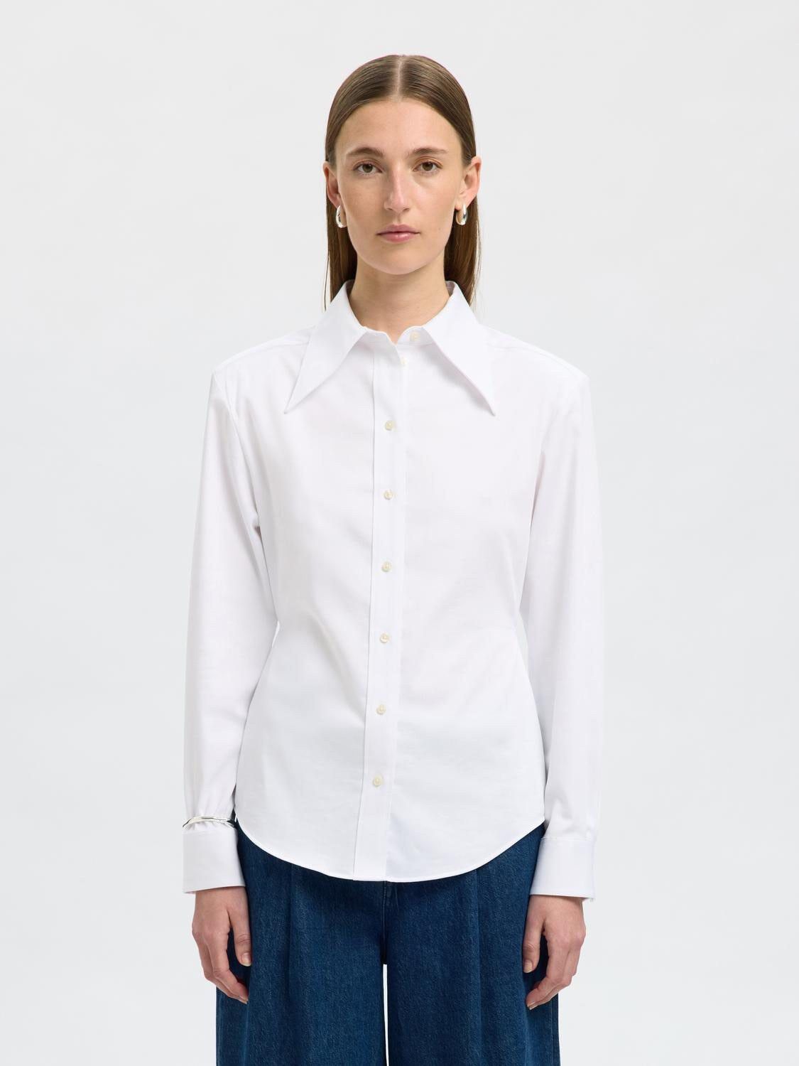 SLFNICOLINA SLIM LS SHIRT B