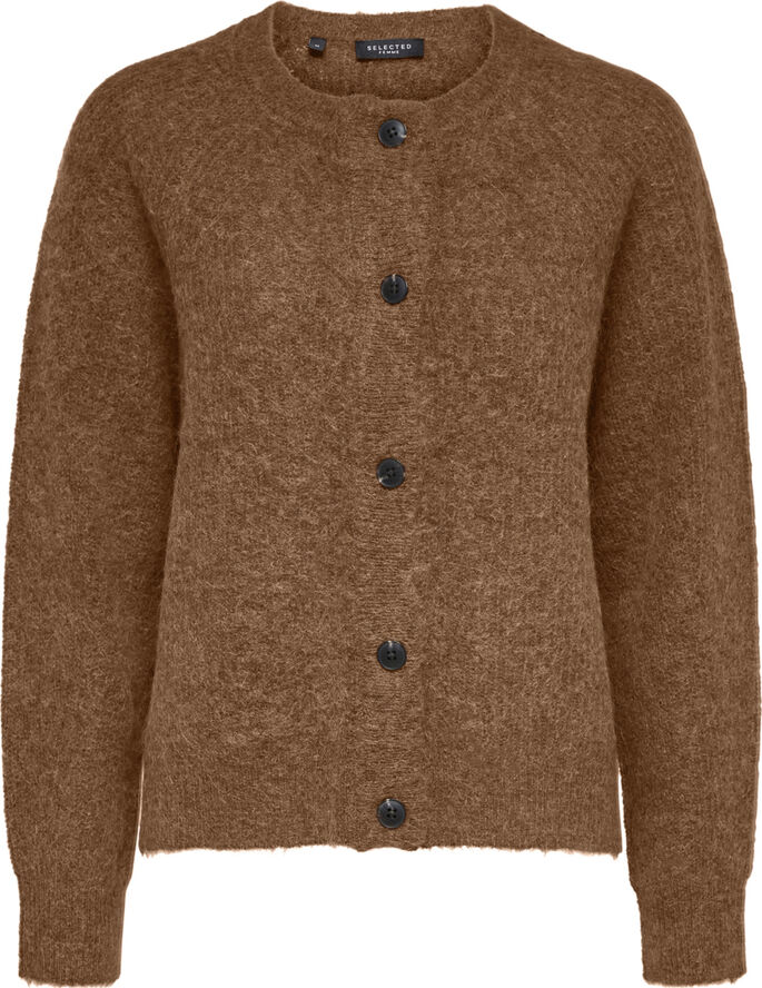 SLFLULU LS KNIT SHORT CARDIGAN NOOS