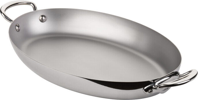 Panne med 2 grep oval Cook Style 30 cm St&aring;l