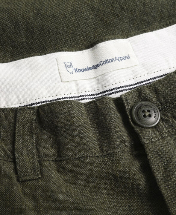 CHUCK regular linen shorts - GOTS/Vegan