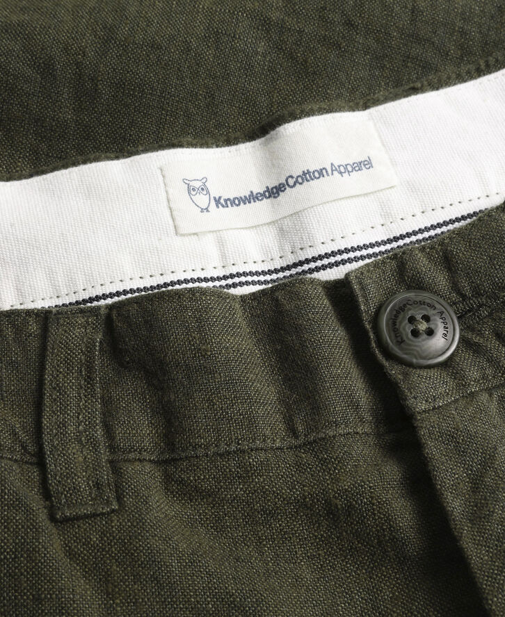 CHUCK regular linen shorts - GOTS/Vegan