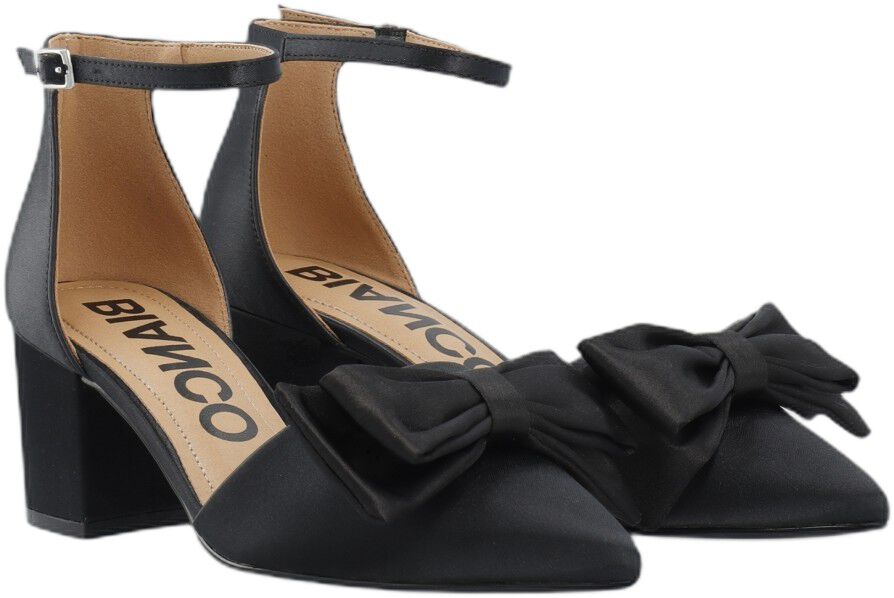 BIADEVIVED Pump Bow Satin