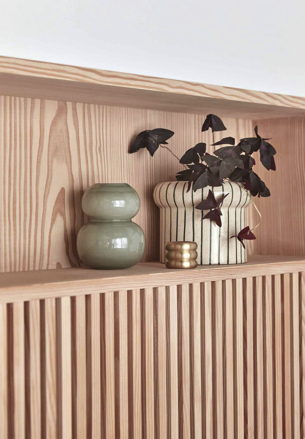 Savi Solid Brass Candleholder