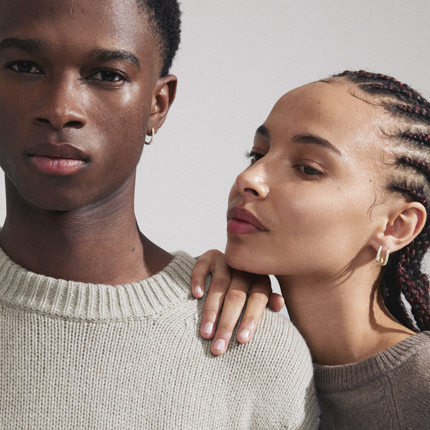 AMIRI recycled earrings gold-plated