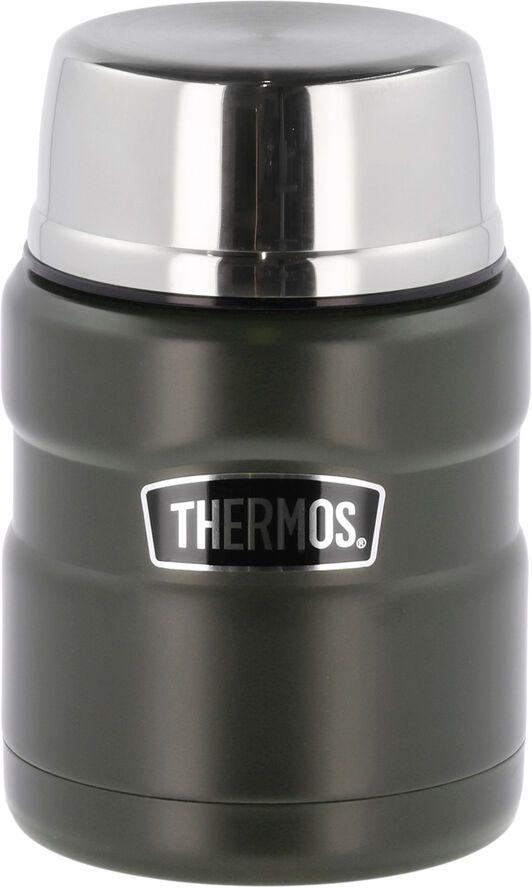 Mattermos Stainless King 470 ml Army Rustfritt stål