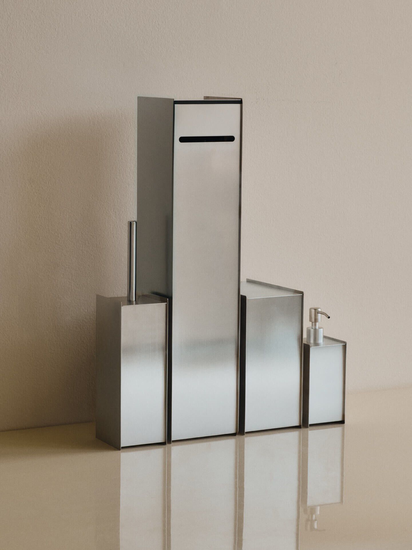 Sama Bin - Brushed Stainless Steel