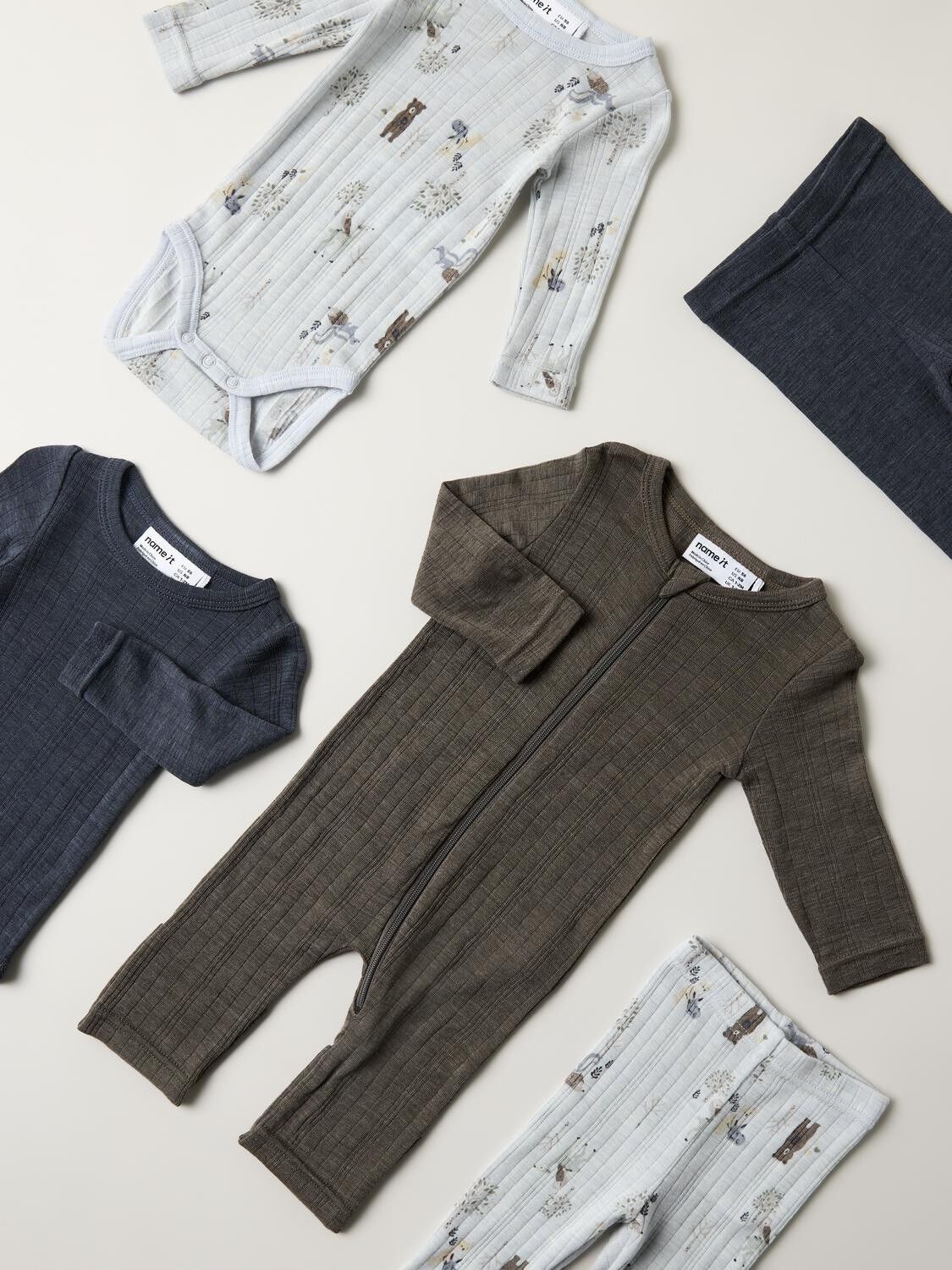 Nbmwang Wool Needle Nightsuit Solid