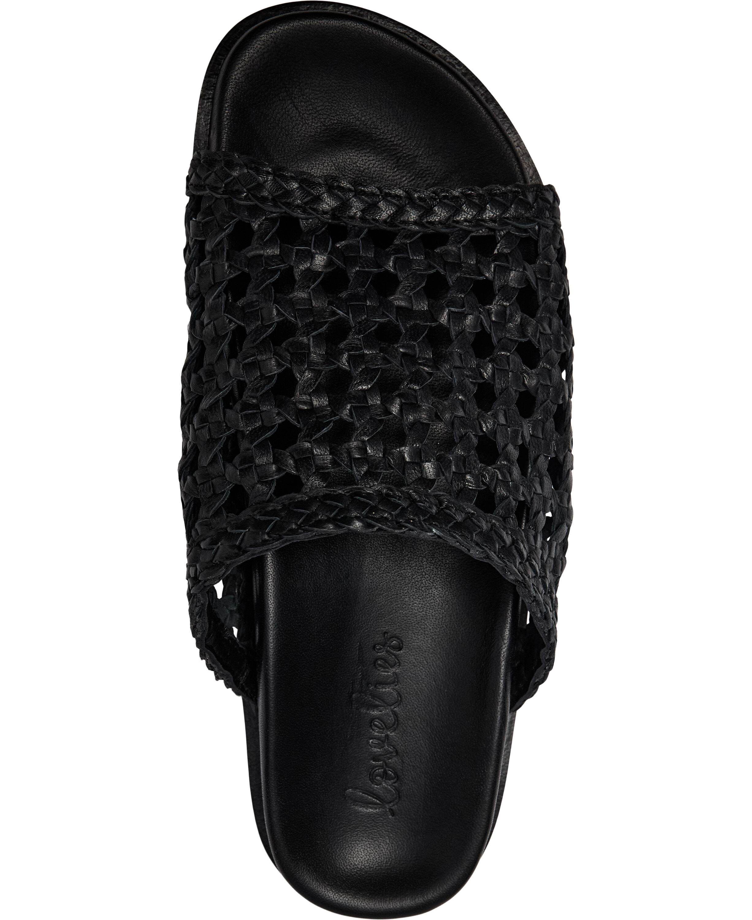 POSITANO - WOVEN LEATHER SLIDE