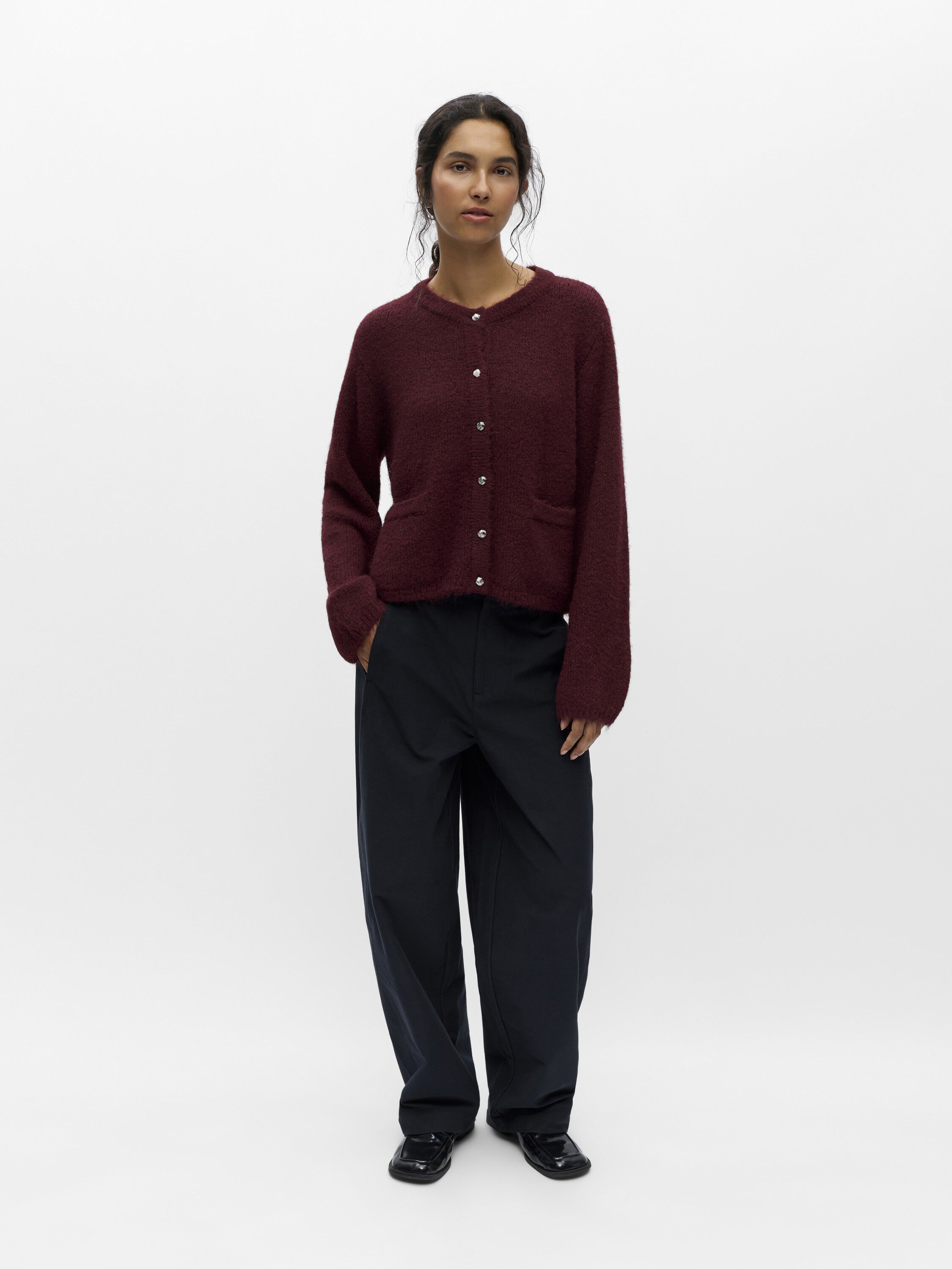Objsaggia Re L/S Knit Cardigan Noos
