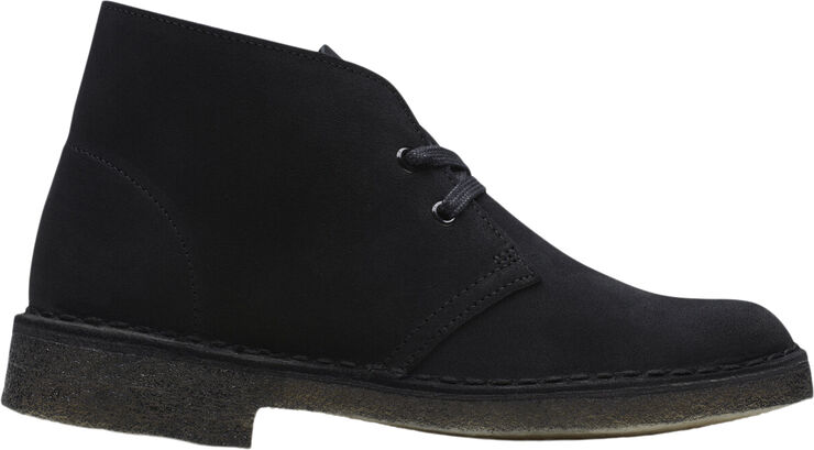 Desert Boot. Black Sde, D, 4