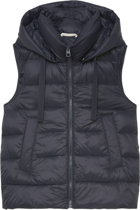 BNOS recycled no down, vest, detach