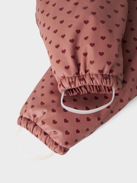 NMFLADRY10 SNOWSUIT AOP FO LIL