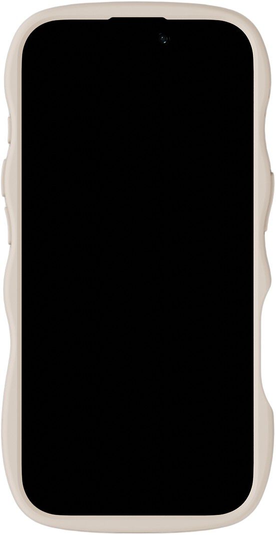 Wavy Case iPhone 17 Light Beige/Transparent