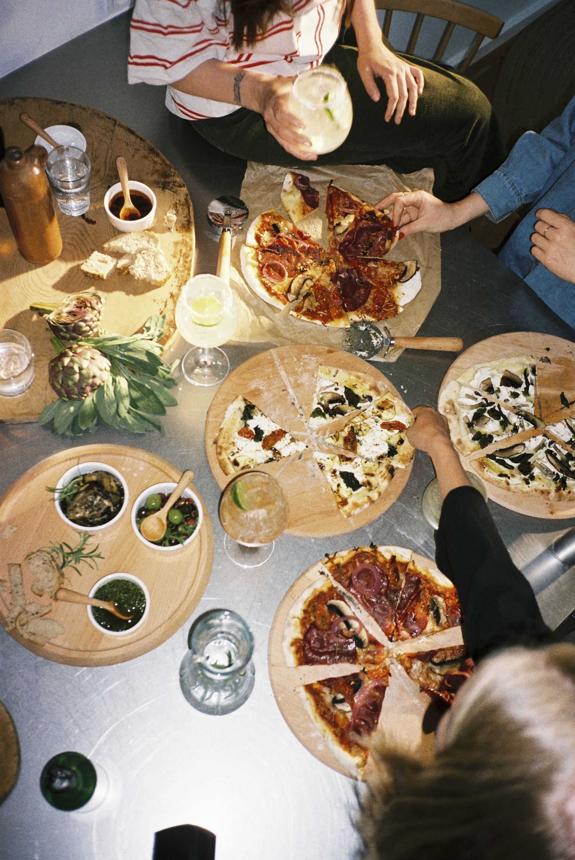GC Pizza board &Oslash;35 og sk&aelig;rer b&oslash;g