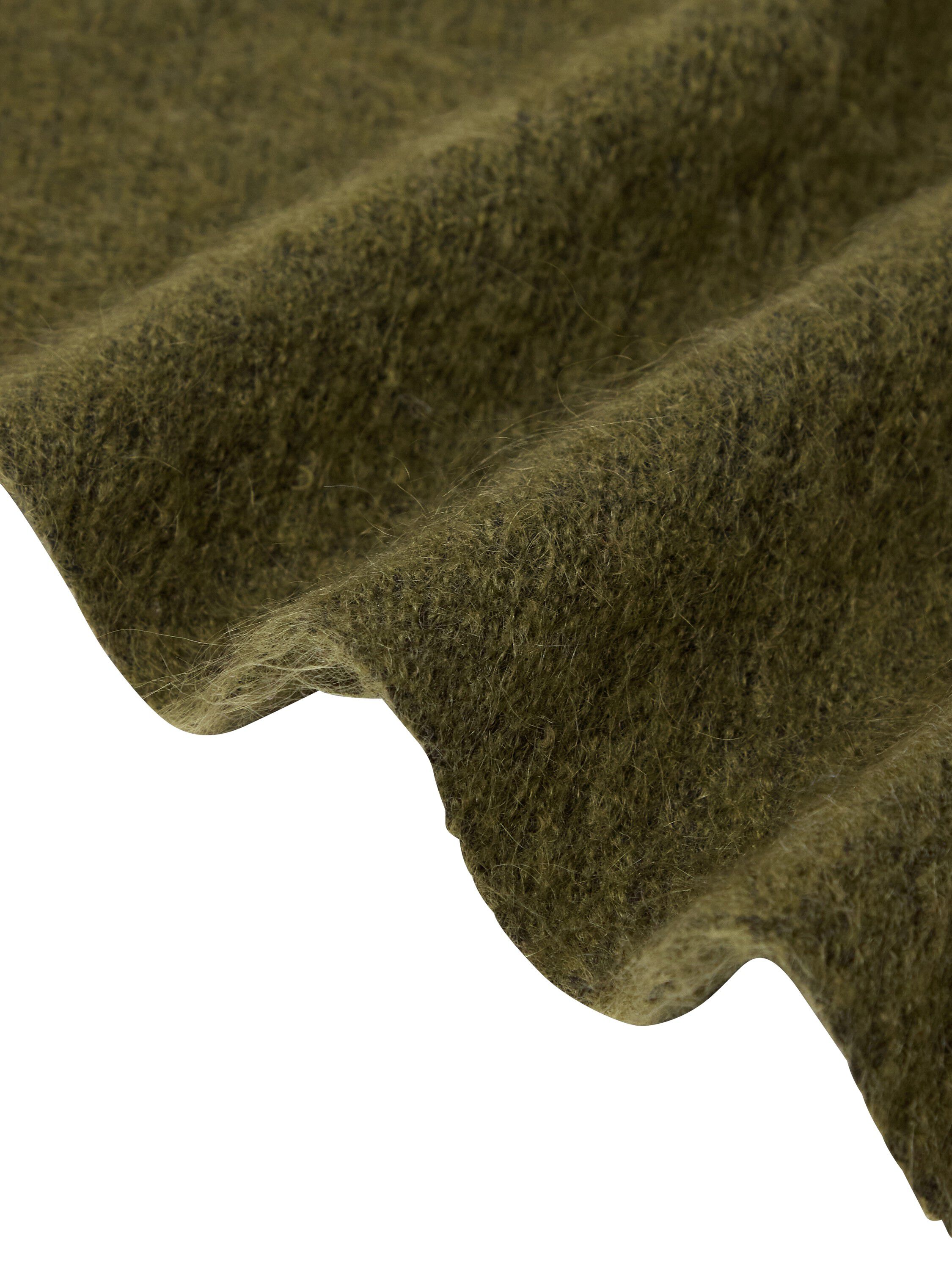 Bl&oslash;dt, strikket trekantet t&oslash;rkl&aelig;de