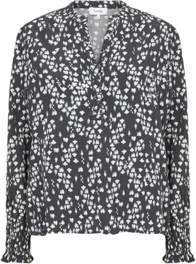 LR-KETTY 1 Bluse Sort