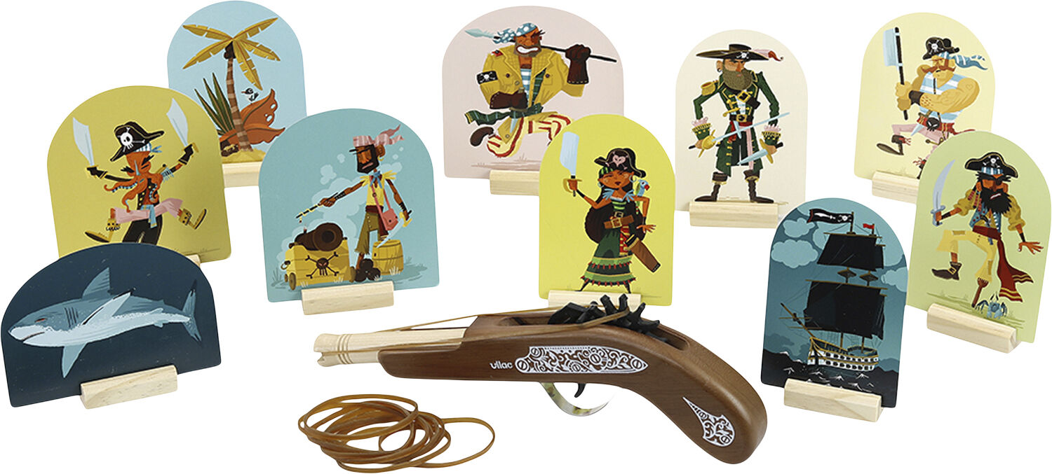 Vilac - Elastikpistol - Pirat
