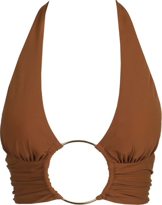 Lita padded triangle bikini top