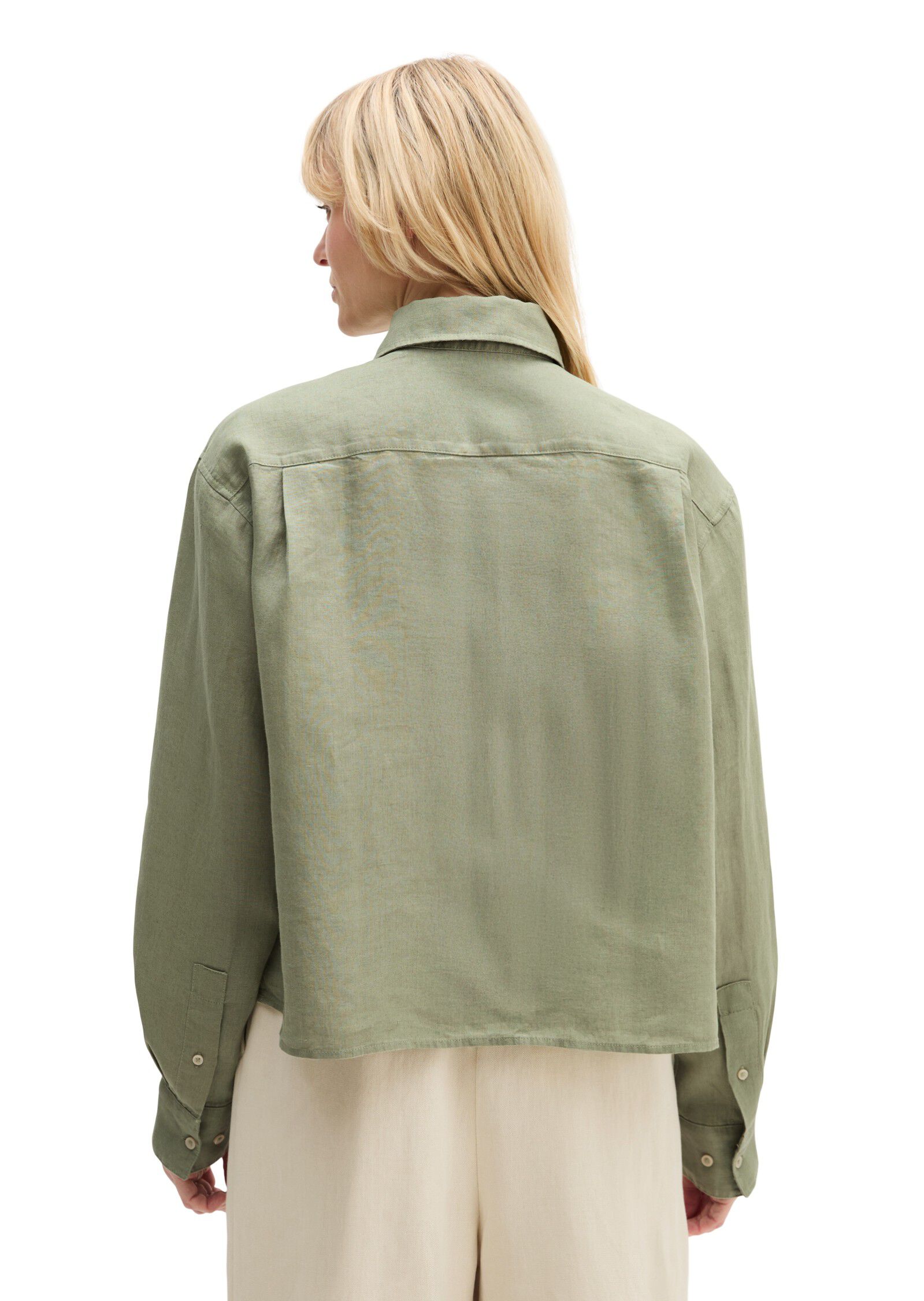 Blouse, boxy shape, chest pocket, l