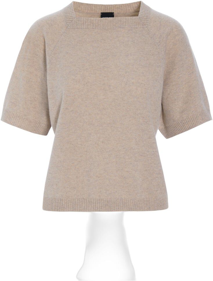 Kumo cashmere kort&aelig;rmet bluse